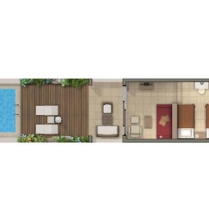 Bungalow z widokiem na plażę